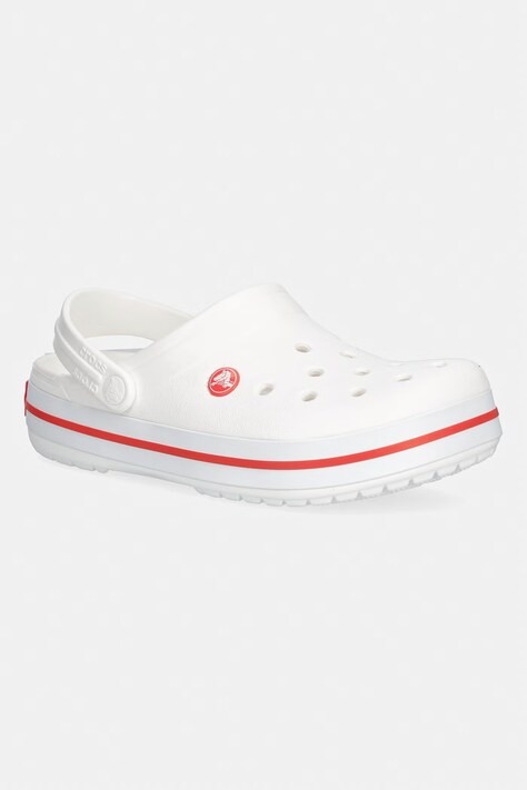 Crocs klapki damskie Crocband białe 11016