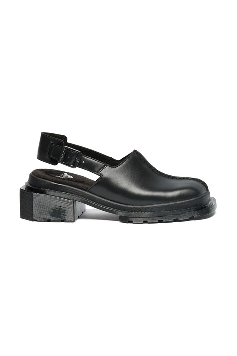 Dr. Martens klapki mules damskie skórzane Maybole Mule czarne DM42155001
