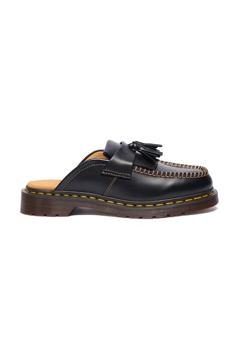 Dr. Martens klapki mules damskie skórzane Adrian Mule czarne DM42359001