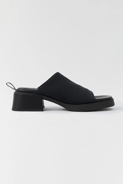 Miista klapki Zooey damskie kolor czarny na słupku E8_3319