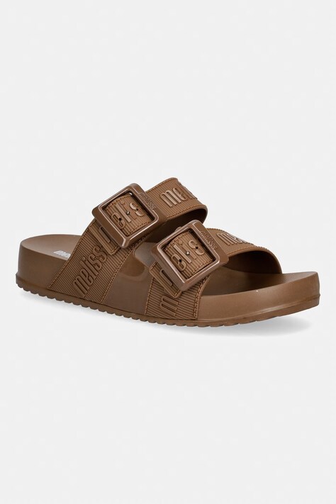 Melissa klapki damskie COZY SLIDE M LOVER AD brązowe M 35849 BW671