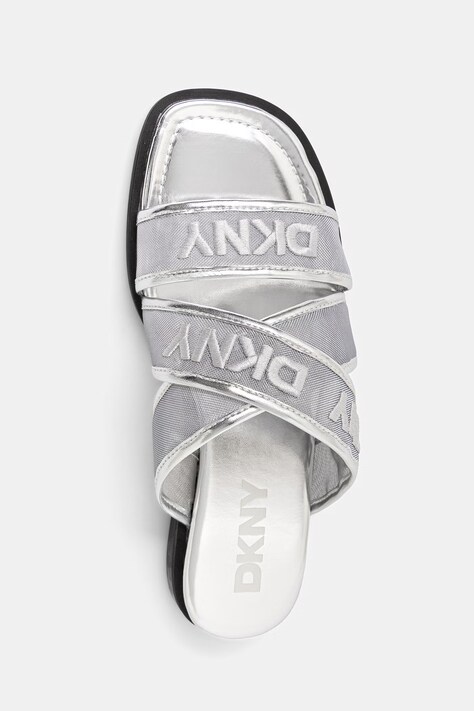 Шльопанці Dkny Cerelia — SS26-KLD12O, срібний — фото 5