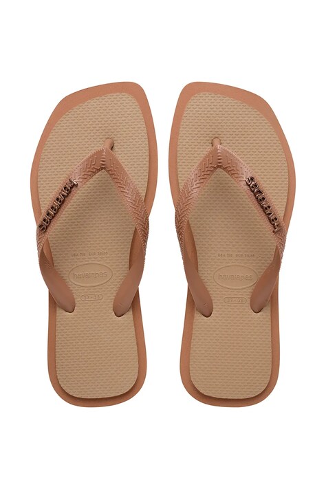 Havaianas šľapky dámske TOP SQUARE FUSION béžové 4149944.4258