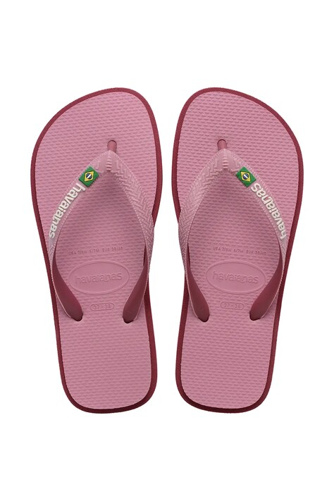 Havaianas klapki damskie BRASIL TWIST różowe 4149927.1105