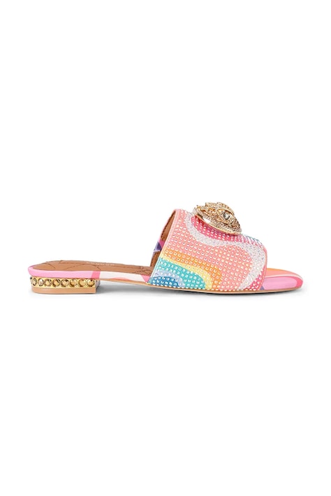 Kurt Geiger London klapki damskie Chelsea Flat Sandal multicolor 3416269689