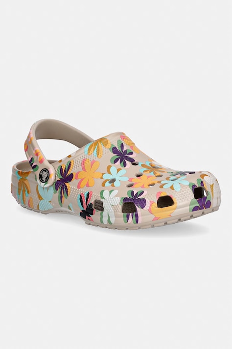 Crocs klapki damskie Classic Retro Summer Clog beżowe 213234