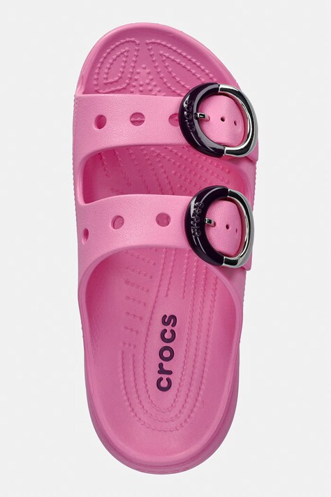 Crocs шльопанці на платформі жіночі Saturday Platform Dipped Buckle Sandal — фото 4