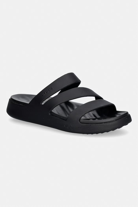 Crocs Getaway Strappy klapki damskie czarne 209587.001