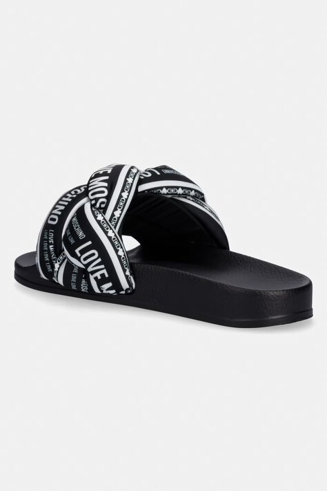 Love Moschino шльопанці жіночі — SS26-KLD1AC, чорний — фото 3