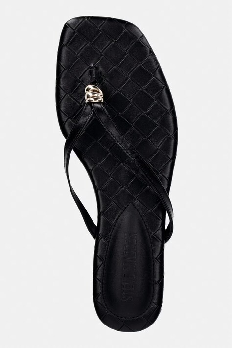 Steve Madden в'єтнамки жіночі шкіряні Maliyah — SS26-KLD1BF, чорний — фото 4