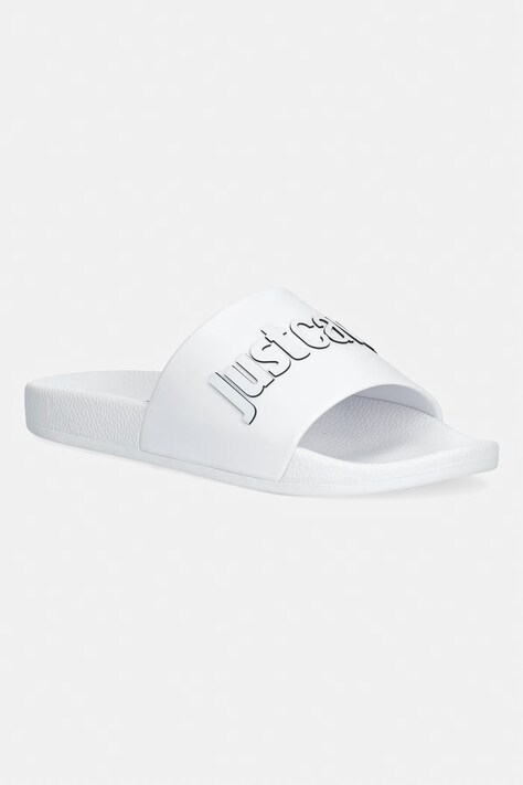 Just Cavalli klapki basenowe damskie białe 80RA3SZ1ZSE50003