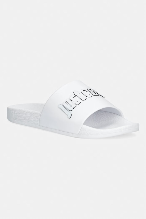 Just Cavalli klapki basenowe damskie białe 80RA3SZ1ZSE50003