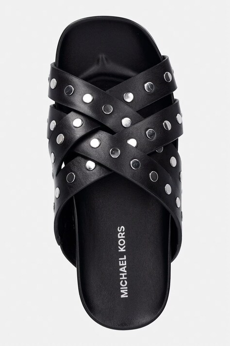 MICHAEL Michael Kors шльопанці жіночі шкіряні Irene Flat Sandal — фото 4