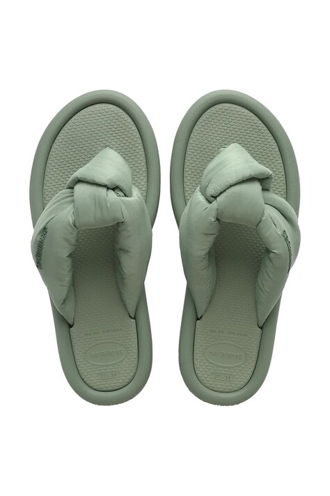 Havaianas japonki damskie OVER PUFFED UP zielone 4150281.1156