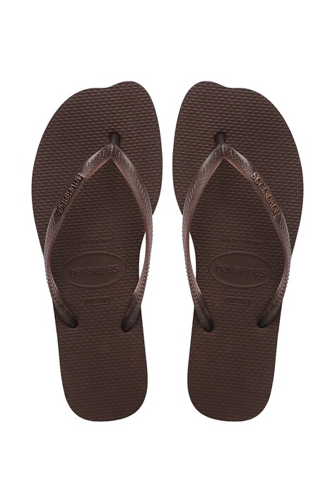 Havaianas japonki damskie SLIM SPLIT brązowe 4150398.00727