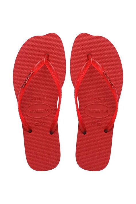 Havaianas japonki damskie SLIM SPLIT czerwone 4150398.01440