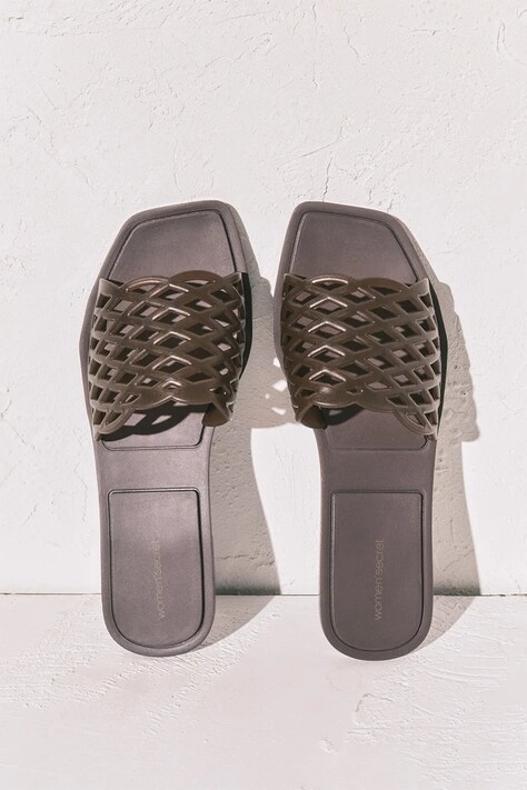 women'secret шльопанці жіночі 5163230-31 — SS26-KLDZZS, коричневий — фото 4