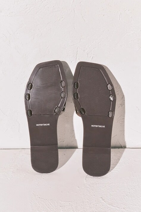women'secret шльопанці жіночі 5163230-31 — SS26-KLDZZS, коричневий — фото 5