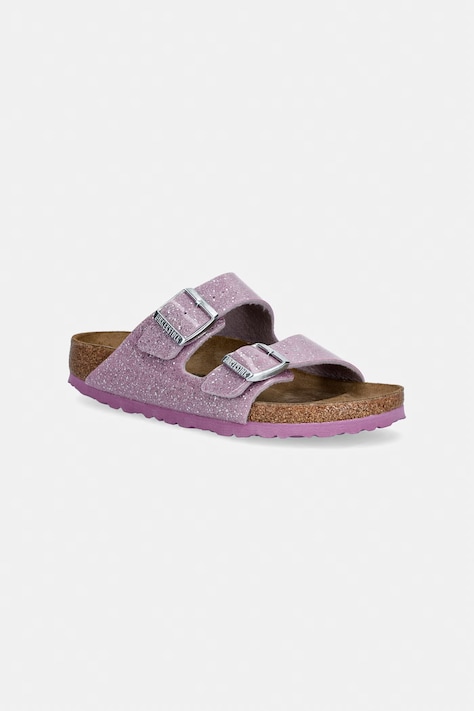 Birkenstock șlapi copii Arizona K BF Cosmic Sparkle culoarea violet, 1031766
