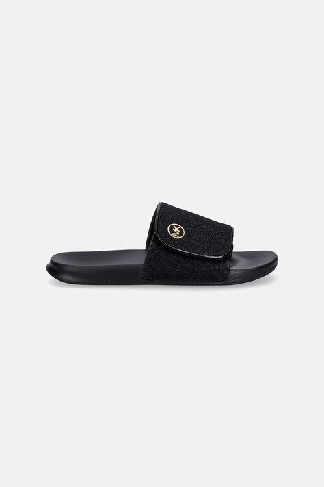 Дитячі шльопанці Michael Kors JETT DARBY — SS26-KLG01F, чорний — фото 2
