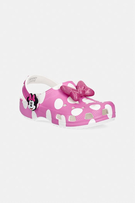 Crocs klapki dziecięce CLASSIC MINNIE MOUSE CLOG K kolor różowy 212294