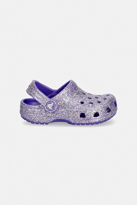 Дитячі шльопанці Crocs CLASSIC FANTASY GLITTER CLOG T — фото 2