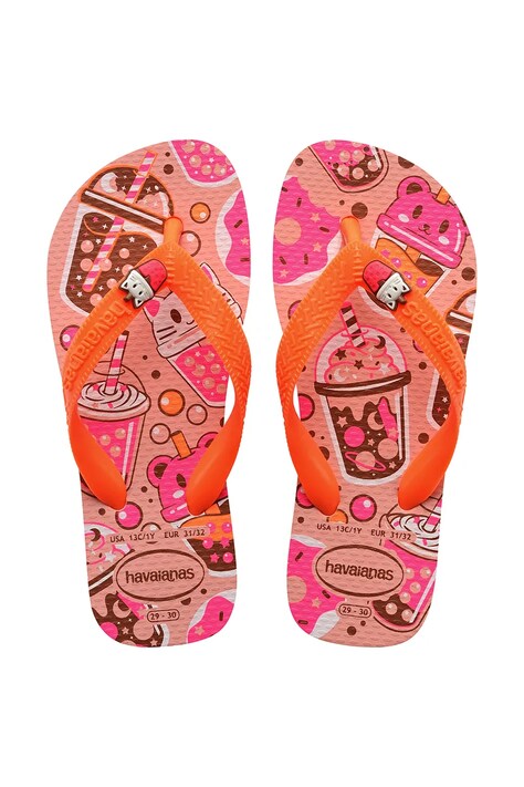 Havaianas klapki dziecięce KIDS FANTASY pomarańczowe 4103405
