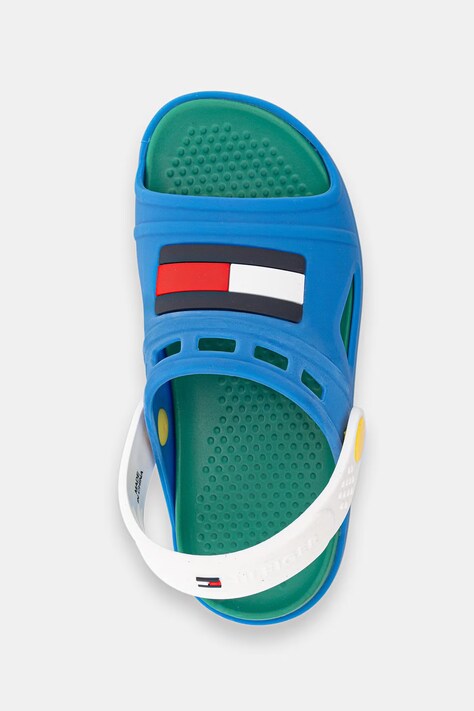 Дитячі шльопанці Tommy Hilfiger — SS26-KLK009, блакитний — фото 4