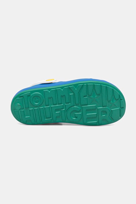 Дитячі шльопанці Tommy Hilfiger — SS26-KLK009, блакитний — фото 5