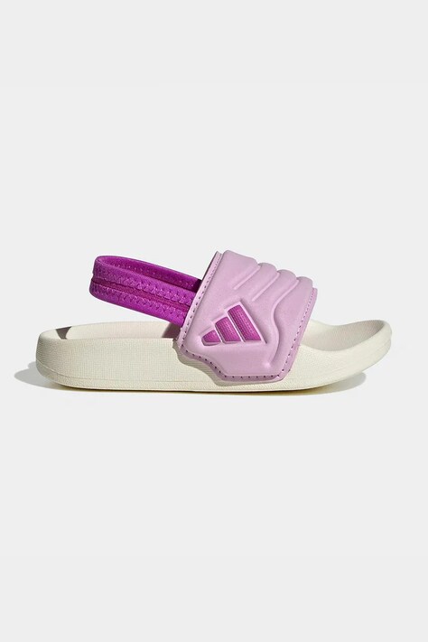 Παιδικές παντόφλες adidas ADILETTE ESTRAP 2.0 χρώμα: μοβ, HQ9204