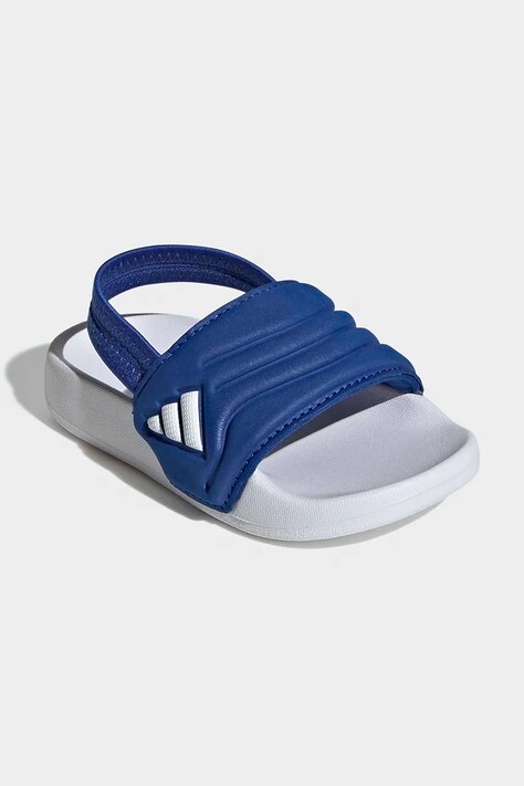 adidas klapki dziecięce ADILETTE ESTRAP 2.0 kolor niebieski HQ9203