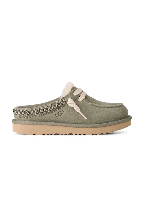 UGG Papuče detské semišové TASMAN MULE zelené 1175213K