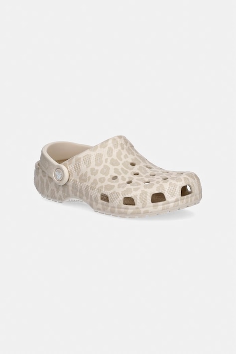 Crocs klapki dziecięce CLASSIC ANIMAL GLITTER CLOG K kolor beżowy 212933