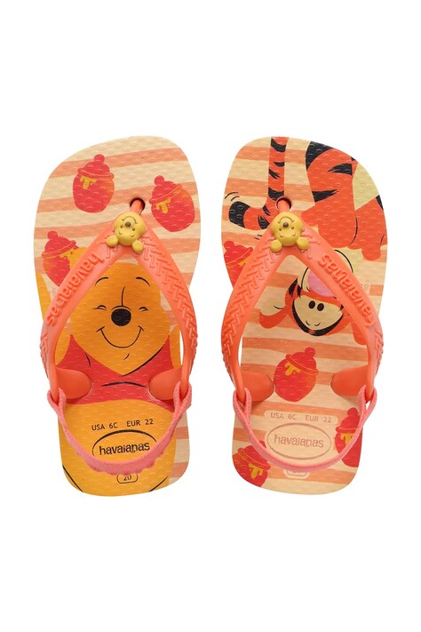Havaianas klapki dziecięce BABY DISNEY CLASSICS pomarańczowe 4137007