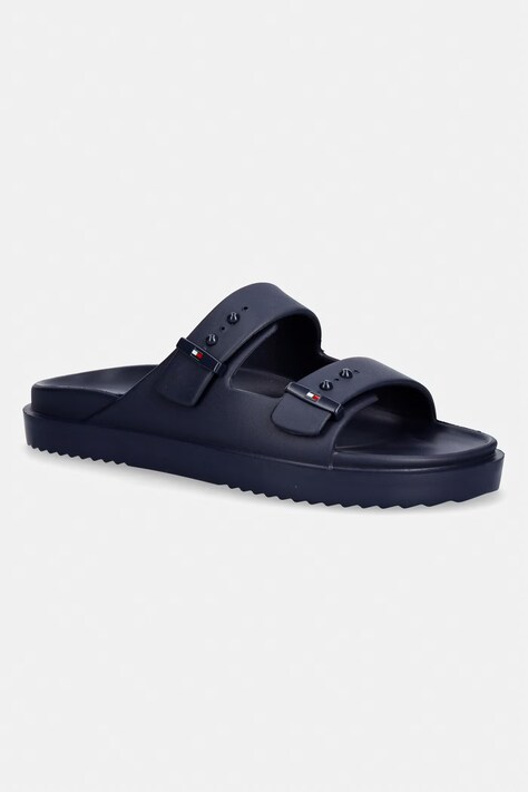 Tommy Hilfiger klapki basenowe męskie LIGHT ADJUSTABLE POOL SLIDER granatowe FM0FM05757