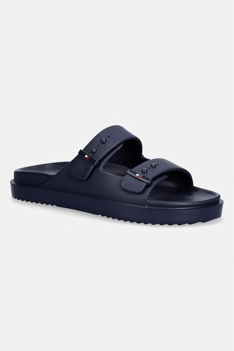 Tommy Hilfiger klapki basenowe męskie LIGHT ADJUSTABLE POOL SLIDER granatowe FM0FM05757