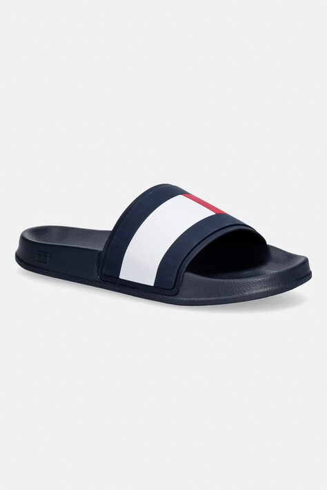 Tommy Hilfiger klapki męskie CORE HILFIGER FLAG POOL SLIDE granatowe FM0FM05798