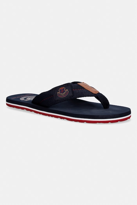 Tommy Hilfiger japonki męskie PATCH HILFIGER BEACH SANDAL granatowe FM0FM05804