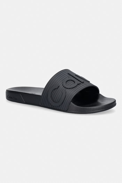 Calvin Klein klapki męskie ESS SLIDE TEXTURE czarne HM0HM02113