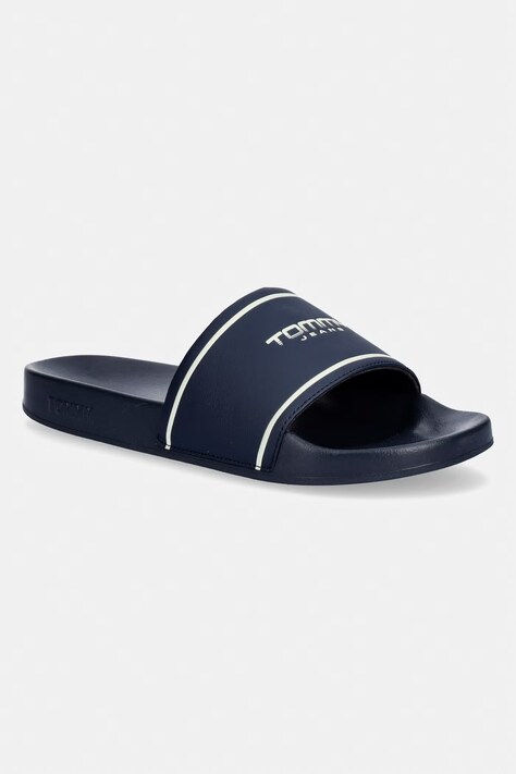 Tommy Jeans klapki basenowe męskie TJM SUMMER SANDAL 26.2 granatowe EM0EM01723