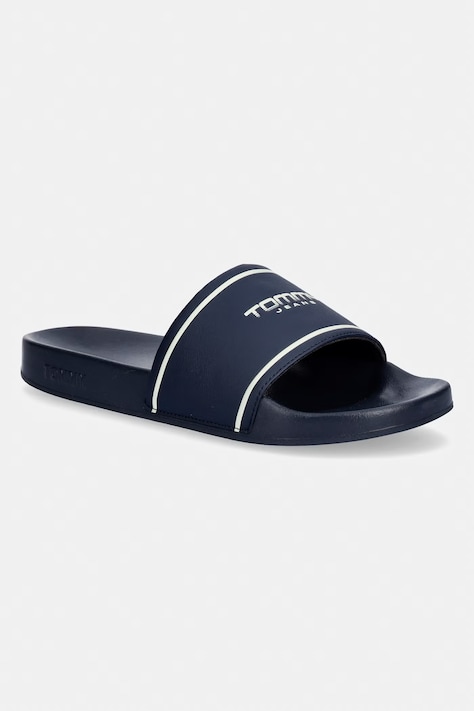 Tommy Jeans klapki basenowe męskie TJM SUMMER SANDAL 26.2 granatowe EM0EM01723