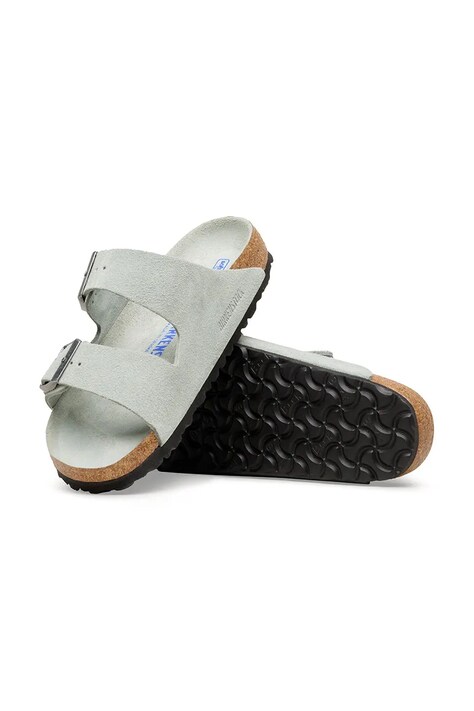 Birkenstock шльопанці чоловічі замшеві Arizona — SS26-KLM02E, зелений — фото 5