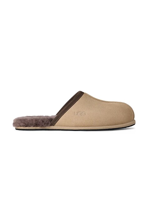 Semišové papuče UGG M Scuff béžová farba, 1101111.MSDM