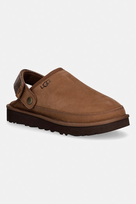 UGG nubuk papucs M Goldencoast Clog II Nubuck barna, 1178670.DKC