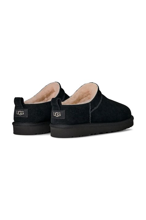 UGG kapcie zamszowe M Classic Micro kolor czarny 1180190.BLK