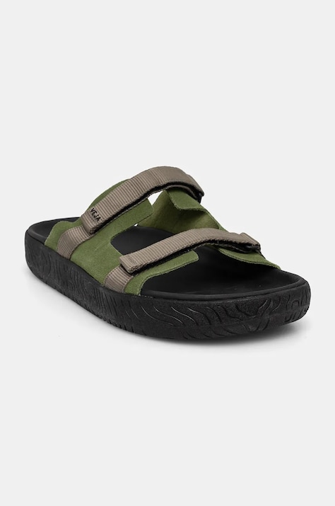 Veja klapki ARPOADOR SUEDE męskie kolor zielony AP3221037B