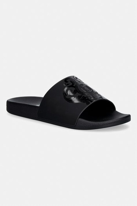 Just Cavalli klapki męskie czarne 80QA3SZ3ZSE54899