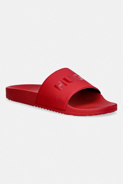 HUGO klapki Timein męskie kolor czerwony 50563418.610