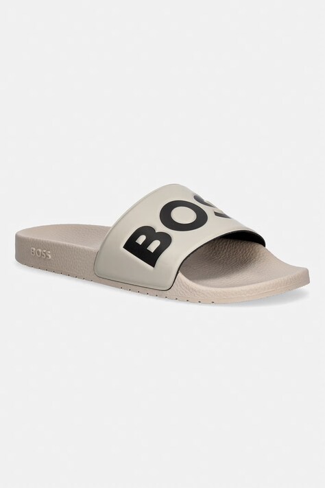 BOSS klapki Aryeh męskie kolor beżowy 50536835.274