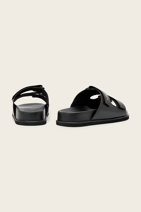 AllSaints шльопанці чоловічі шкіряні Vex Sandal — фото 3